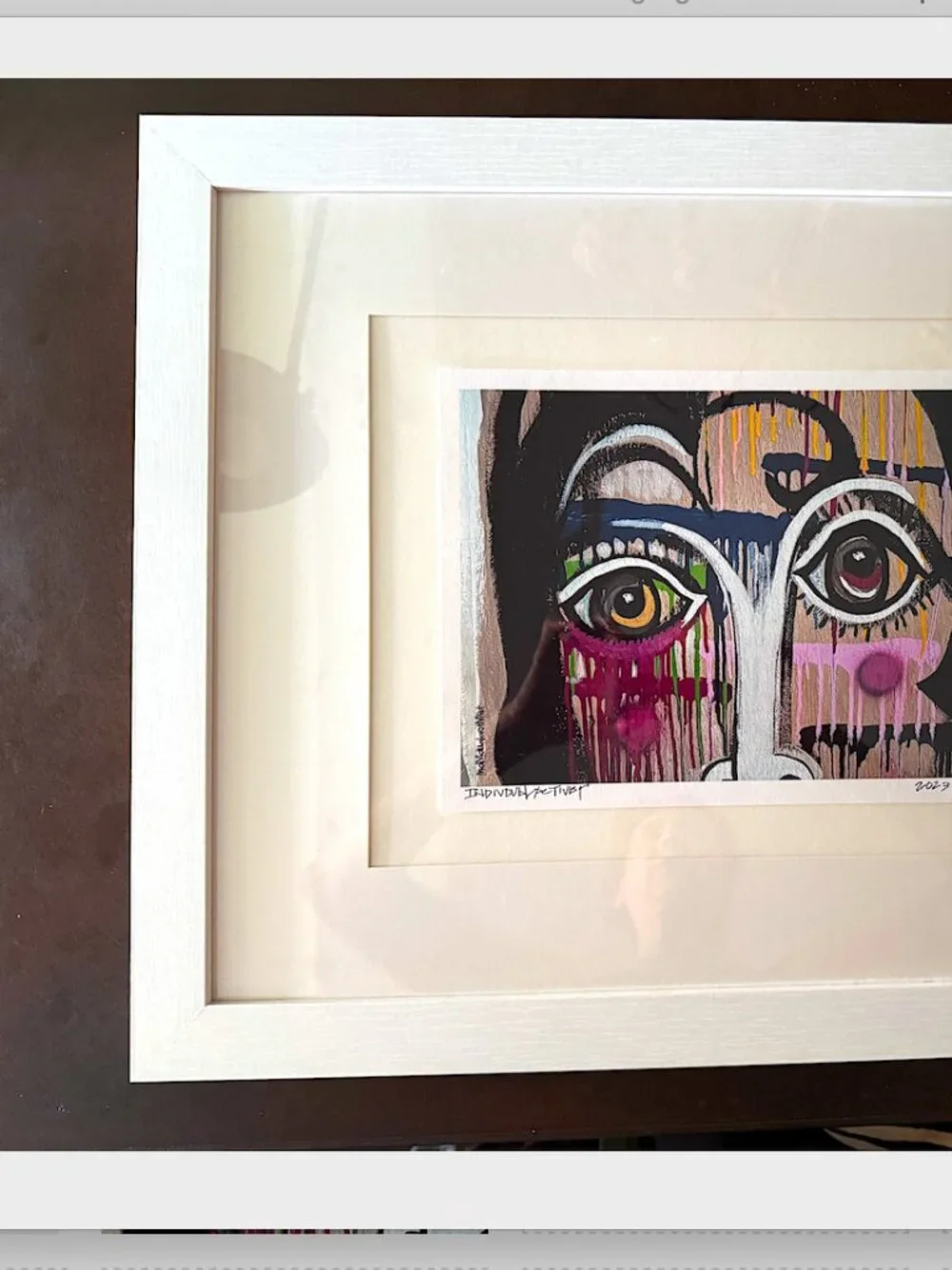 Fine Art Original print signed and dated by @individualactivist artisit